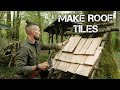 How Wood Roof Tiles are made by Hand in the U.K. (Shakes, Shingle Making)