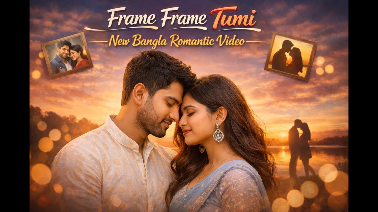 Frame Frame Tumi |  New Bangla Romantic Video Song ❤️ |  AI Music | AI Video Song
