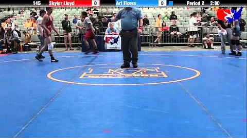 Skyler Lloyd vs. Art Flores at 2013 West Jr. Frees...