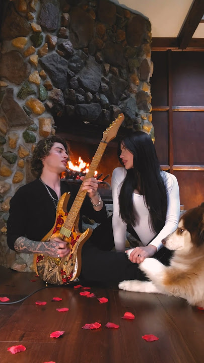 You are the Reason as a guitar Serenade 🥀 @DudaCastro #guitarplayer #pet #couplegoals #love #dog