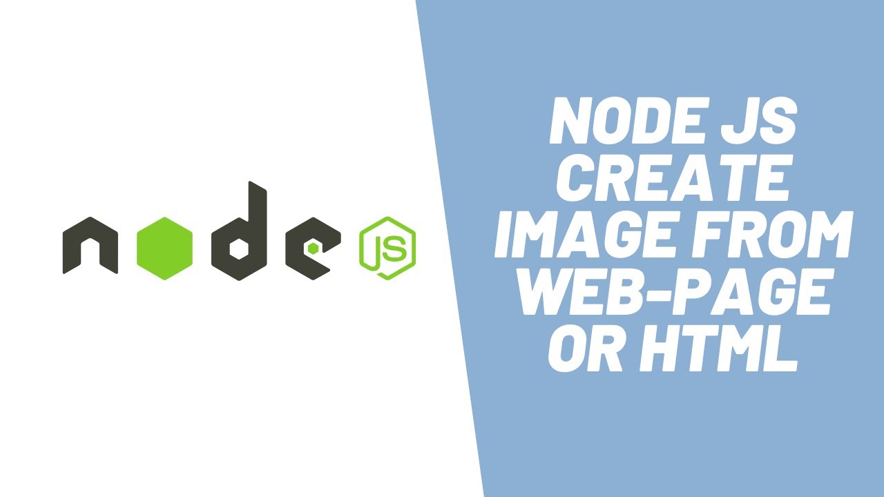 How to Create Image from Web Page or HTML Using Node JS