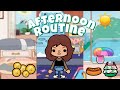 TEENAGERS SUMMER AFTERNOON ROUTINE | Toca life world