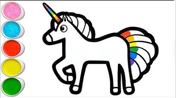 Standing Magic Unicorn | Learn How to Draw Basics With This Video