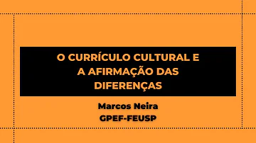 O que é currículo cultural?