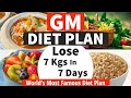 GM Diet Plan - Lose 7 Kgs In 7 Days | How To Lose Weight Fast | GM Diet Plan Benefits & Side Effect