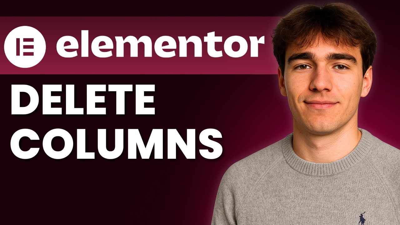 How To Delete Columns In Elementor (Tutorial 2025) - YouTube