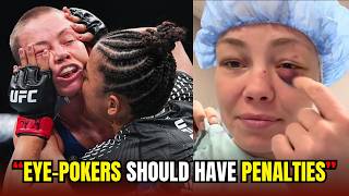 Rose Namajunas Eye Injury SHOCKER! Calls for UFC Purse Deductions After Eye Pokes