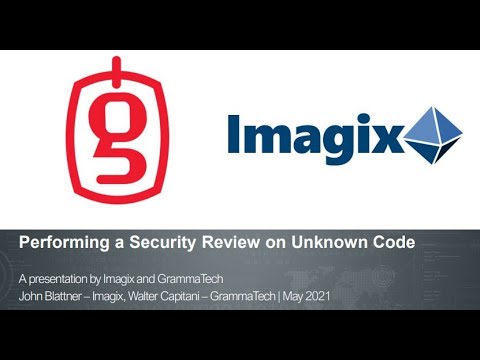 Tools to Perform a Security Review on Unknown Code (171)