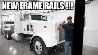 New Peterbilt Frame Rails are MASSIVE!!! Did We Go TOO LONG!?!?