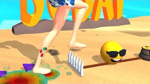 Tippy Toe 3D: Super Satisfying ASMR Sound - All Levels Gameplay ios,Android Ep 59