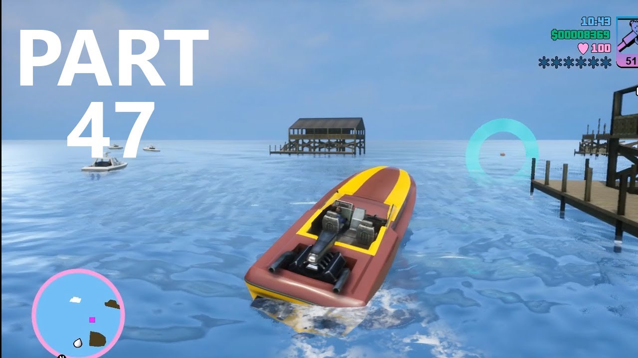 GTA Vice City Trilogy Part 47 Mission The Boatyard YouTube