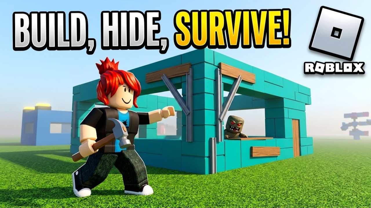 Video thumbnail for BUILD AND HIDE TO SURVIVE By jacobis - First Experience | Roblox | Gameplay, No Commentary, Android