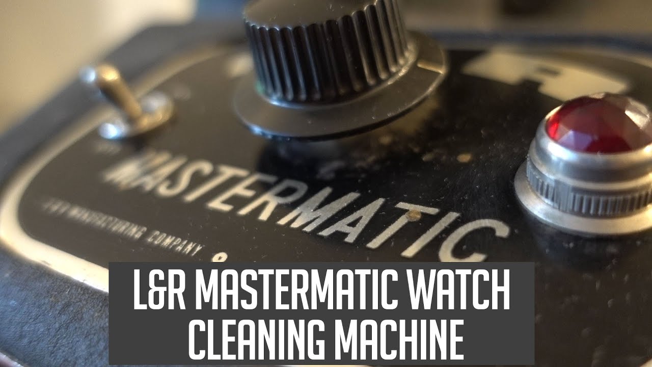 L&R Mastermatic Watch Cleaning Machine 