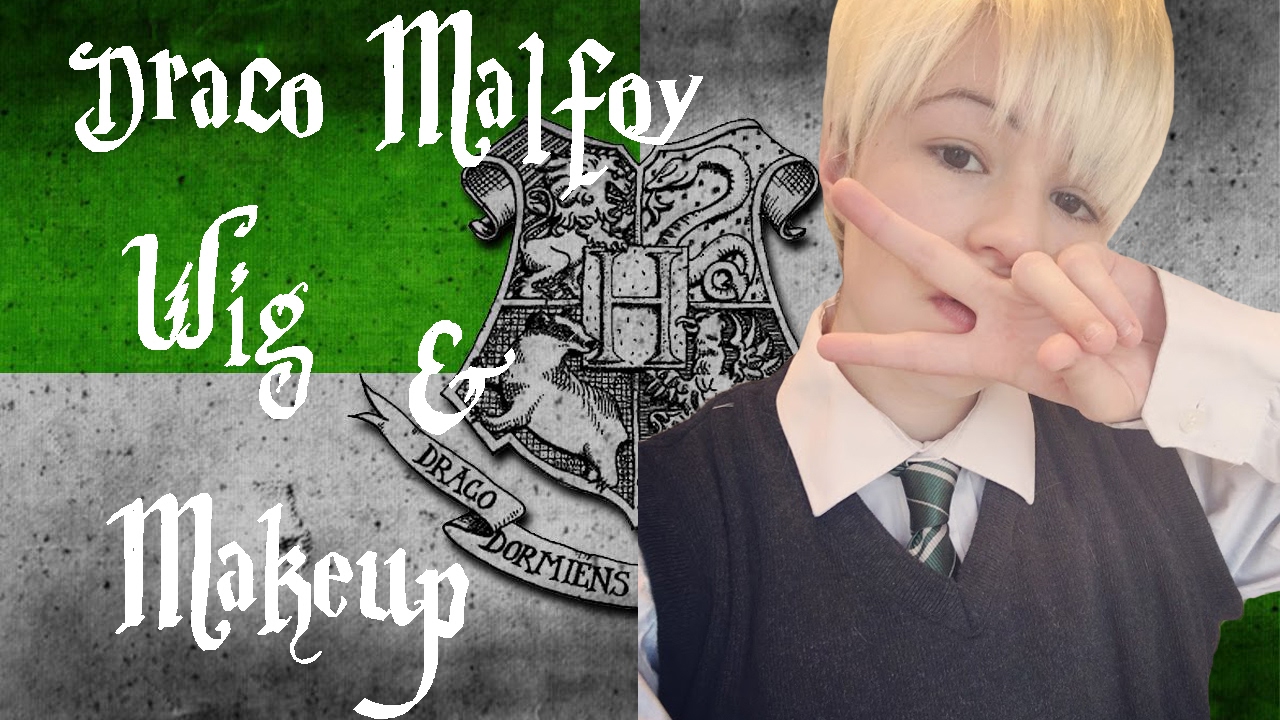 Draco Malfoy Wig Cutting & Makeup Tutorial YouTube