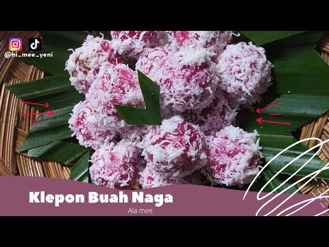Resep Klepon Buah Naga