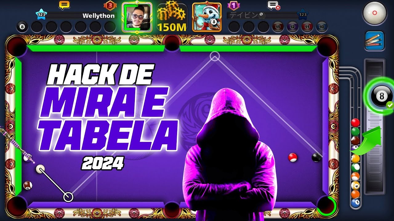 8 Ball Pool Hacker Mira Infinita Atualizado 2023 - Others - DFG