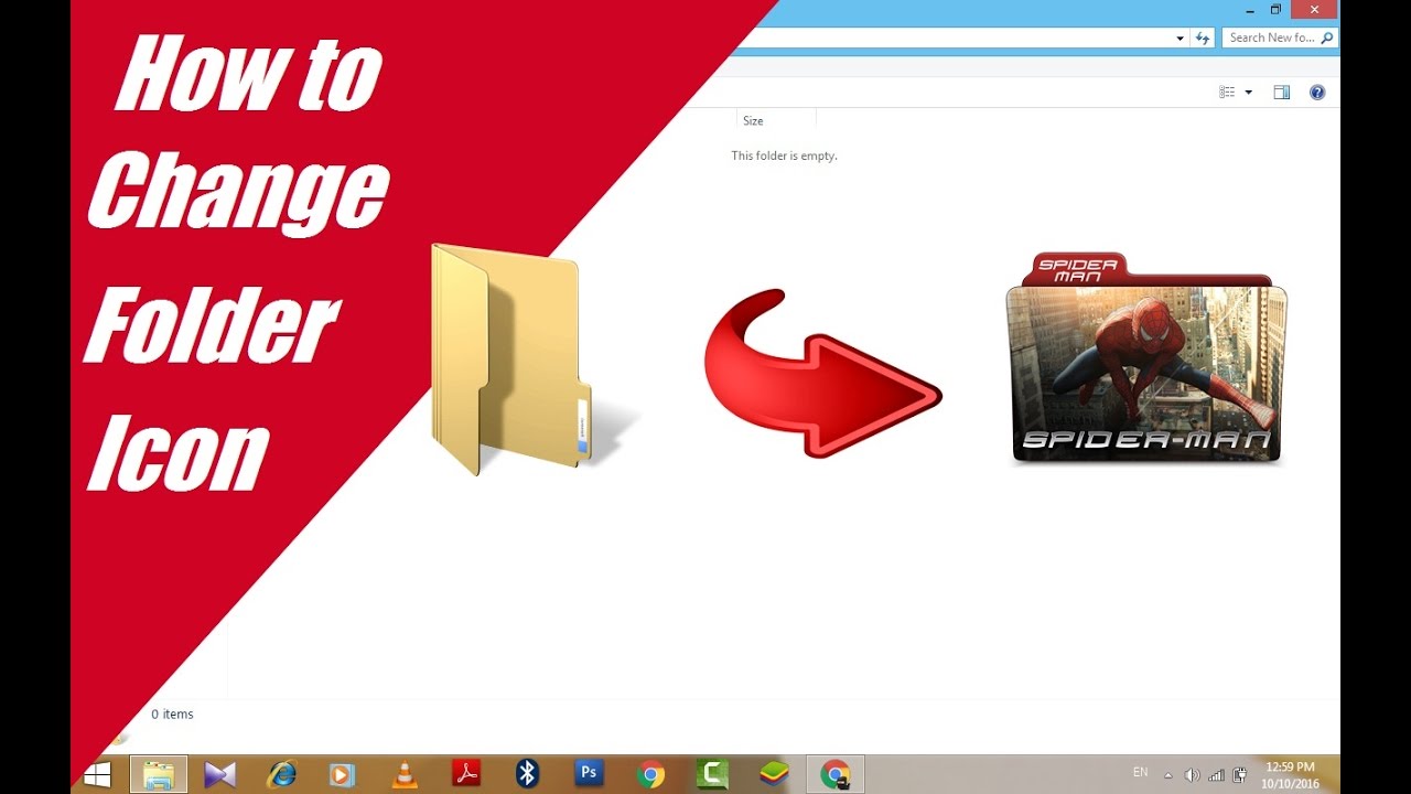  How To Change Folder Icon  in Windows 7 2022 YouTube