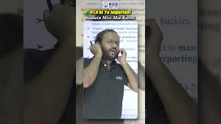 NTA Ki Ye Warning Ignore Ki To Exam Mein Problem Ho Sakti Hai 😱#reneetaspirents #kgsneet #shorts