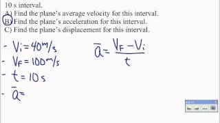 07 Average Acceleration Problem