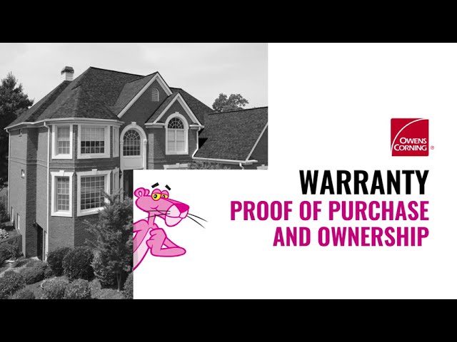 Warranty: Required Claim Documents