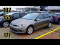 Три красавца! Volkswagen Golf 7 102, 155 и 177 пробега!