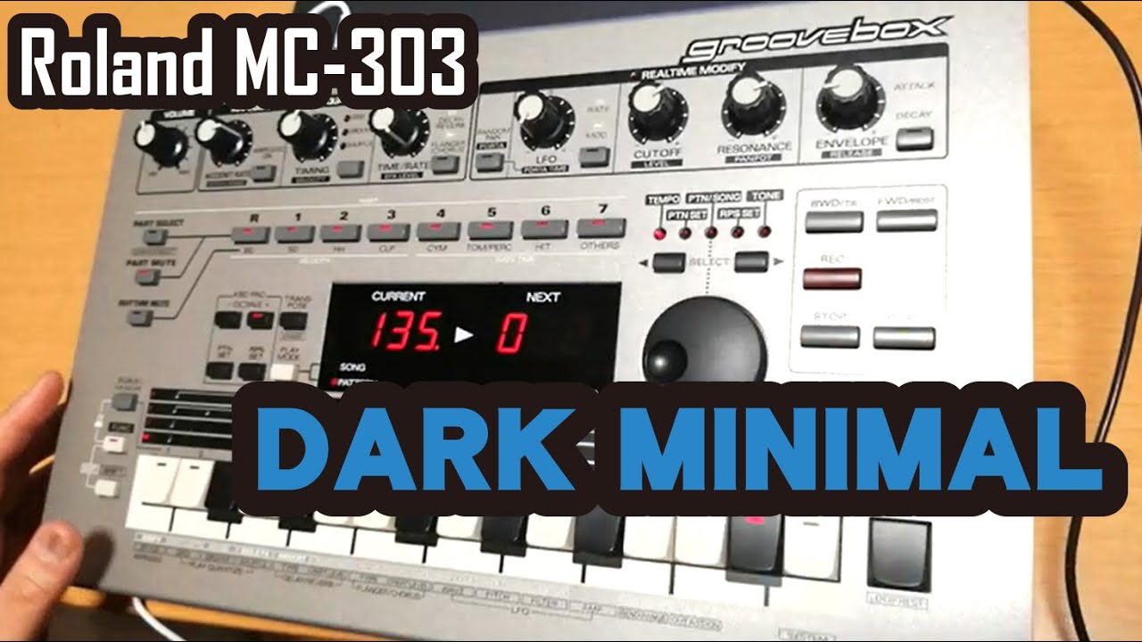 Roland MC-303 DARK MINIMAL 使える音まだまだ沢山！