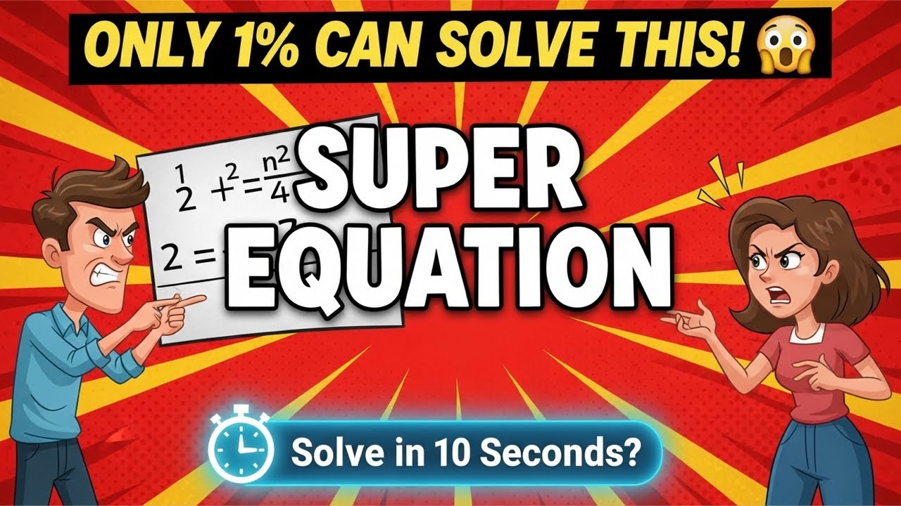 Quickest Math Solve ONLY 1% CAN SOLVE THIS! 🔥 Fastest Math Quiz Challenge LIVE - YouTube
