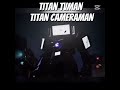 Titan Tvman and Titan Cameraman 😢 #shorts #keşfet #titantvman #titancameraman #titanspeakerman #edit