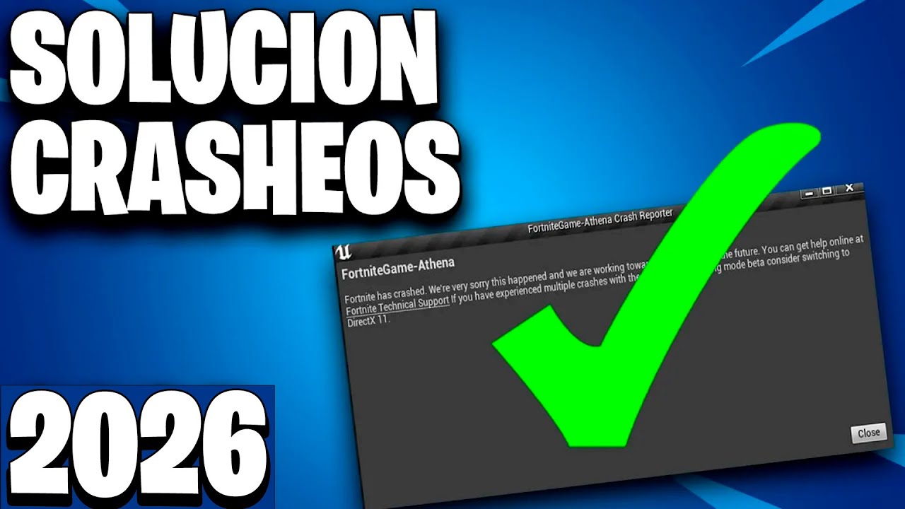 Como SOLUCIONAR ERRORES y CRASHEOS en Fortnite / ERROR UNREAL ENGINE