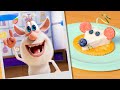 Booba ⭐ 🧀 CHEESE SURPRISE - Food Puzzle 🐭 Episodes collection 💚 Moolt Kids Toons Happy Bear