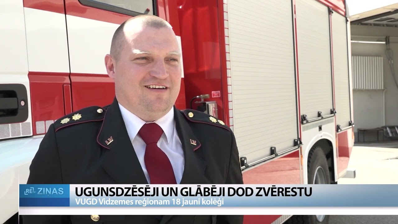 ReTV: Vidzemē par 18 ugunsdzēsējiem glābējiem vairāk