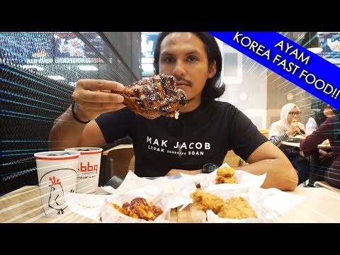Konsep baru restoran korea BBQ Chicken (mukbang malaysia)