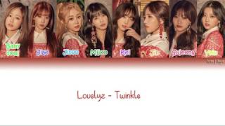 Miniatura de vídeo de "Lovelyz (러블리즈) – Twinkle (종소리) Lyrics (Han|Rom|Eng|Color Coded)"