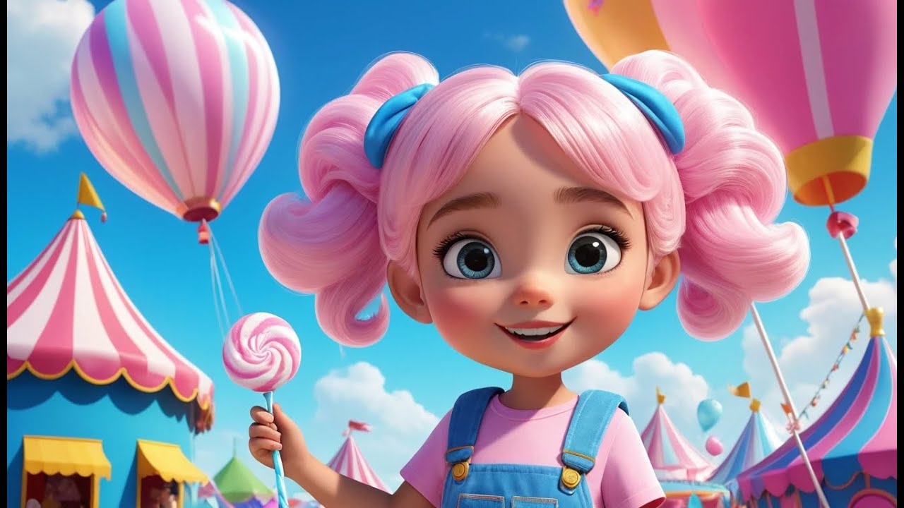 Cotton Candy, Sweet and Light Delight | Sweet Treat Nursery Rhyme for Toddlers | Fun Kids Song