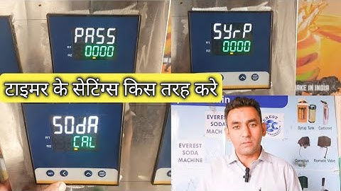 Timer setting in liquid filling machine & Soda bottle Juice filling machine@Everestbottlefillingmachine