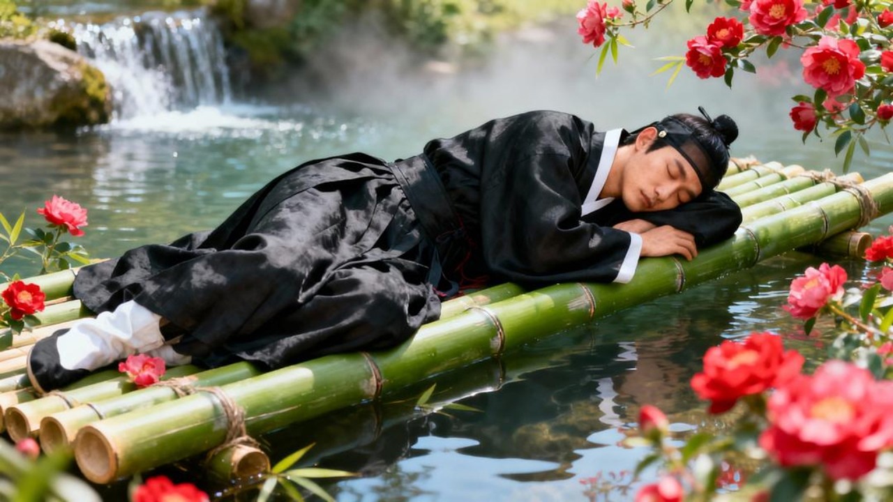 CALM NIGHT ROUTINE WITH SLEEP STREAM SNORING SOUND AND BRAIN RELAX MUSIC 🛏🎧🧠