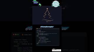 Christmas tree 🎄 Creating some digital holiday cheer. #tiktok #shortsfeed #apnicoding #short