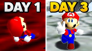 Super Mario 64 Speedrun - From Beginner to Pro in 3 Days