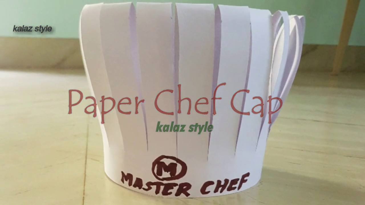 Toque chef Cambi en papier