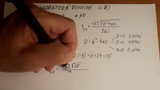 Kvadratické rovnice