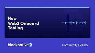 New Web3 Onboard Tooling
