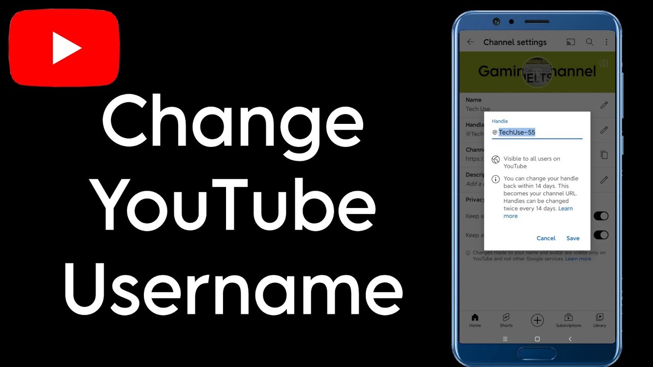 How to Change YouTube Channel Username | YouTube Username Change - YouTube