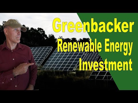 Greenbacker Renewable Energy Investment – Solar, Wind, Opportunity Zone