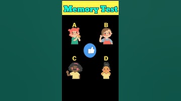 Memory Test: Test Your Memory Power #4 | Riddle and Puzzle #shorts #viral #memorytest