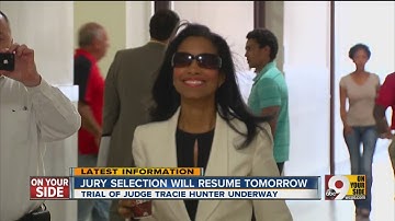 Tracie Hunter jury selection almost complete