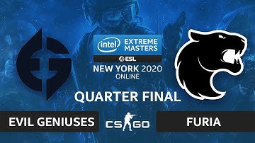 CS:GO - Evil Geniuses vs. FURIA [Nuke] Map 1 - IEM New York 2020 - Quarter Final - NA