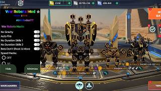 WAR ROBOTS MOD MENU AUTO SKILLS • SPEED HACK •  AUTO FIRE • NO COOLDOWN SKILLS 🔥