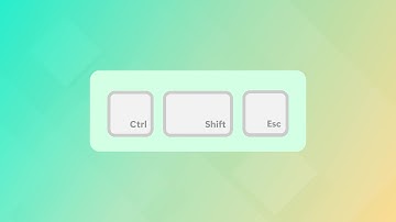 Keyboard Shortcuts CTRL + SHIFT + ESC