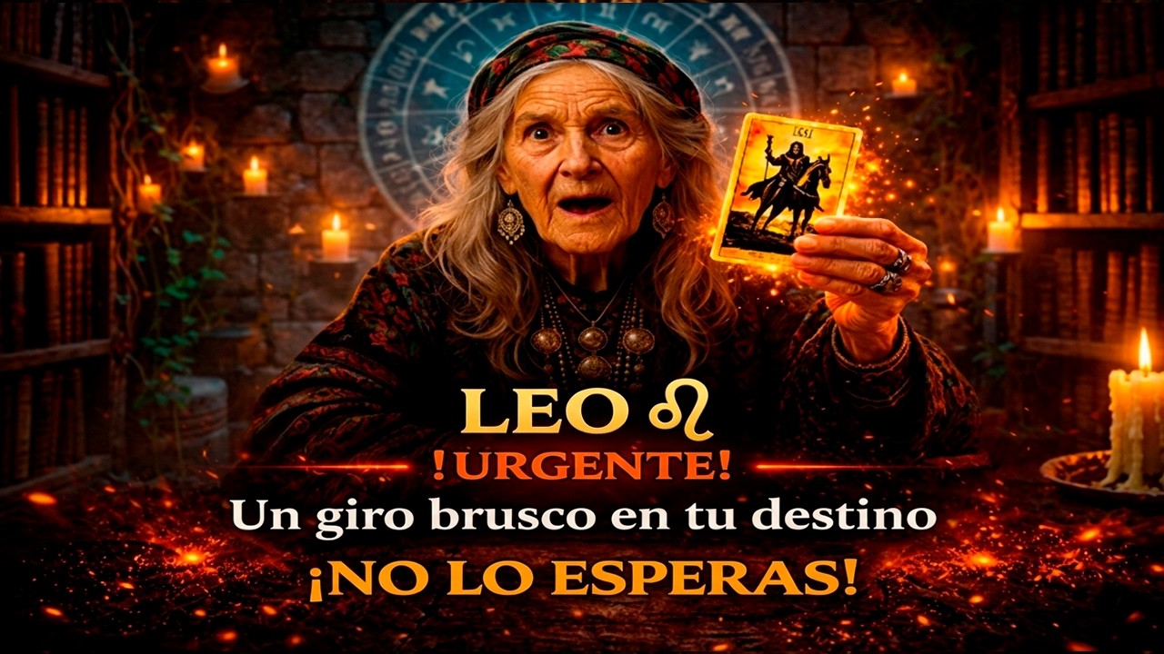 LEO‼️¡URGENTE! VI UN GIRO BRUSCO EN TU DESTINO 😨 ¡NO ES LO QUE ESPERAS!💥
