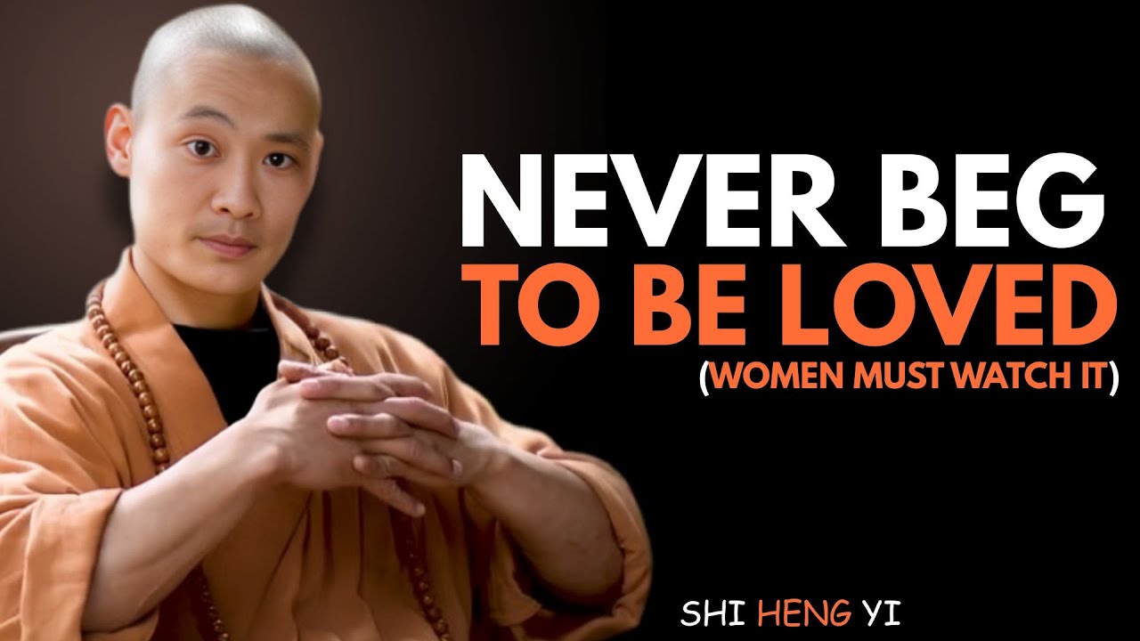 Never Chase Love Build Yourself and Let Respect Follow | Shi Heng Yi Motivation 💪💖